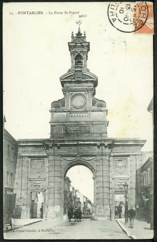 Vue de la porte Saint-Pierre