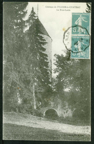le château, le pont-levis