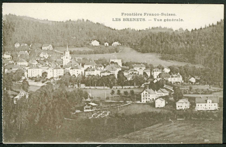 Les Brenets, vue générale