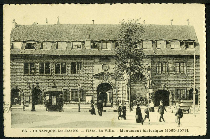 Vue de l'hôtel de ville, XVIe s.