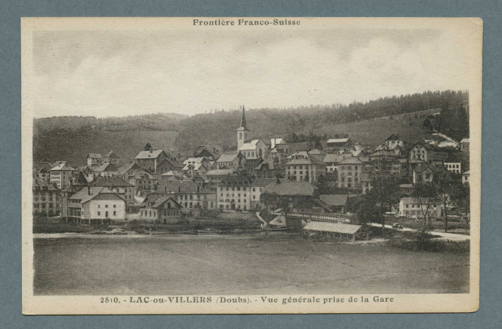 Vue générale prise de la gare
