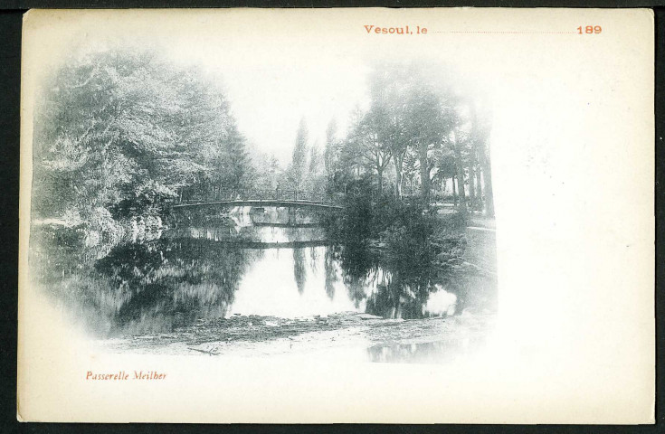 La passerelle Meilher