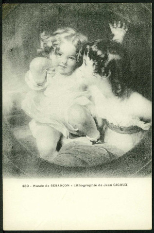 Musée, Lithographie de Jean Gigoux
