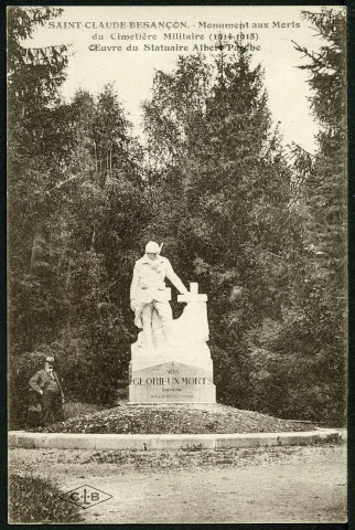 Monument aux morts du cimetière militaire de Saint-Claude