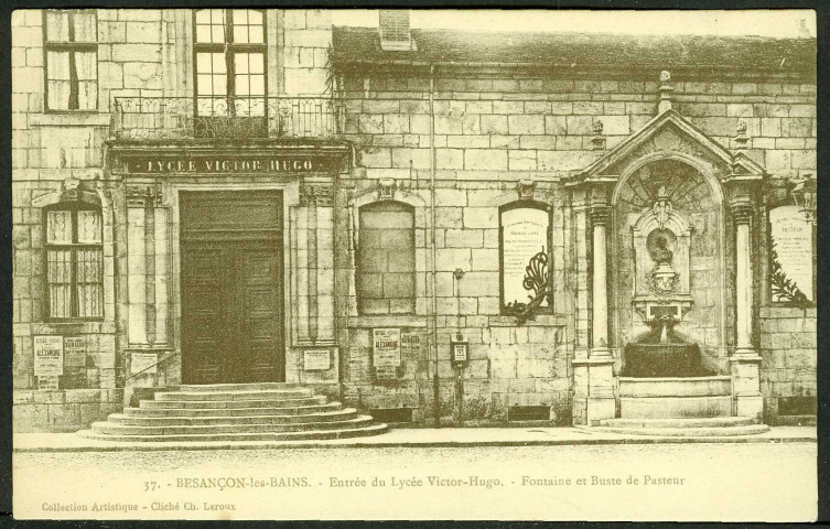 Lycée Victor Hugo, entrée du lycée