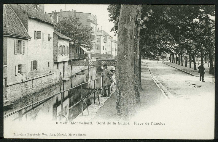 Bords de la Luzine, place de l'Enclos