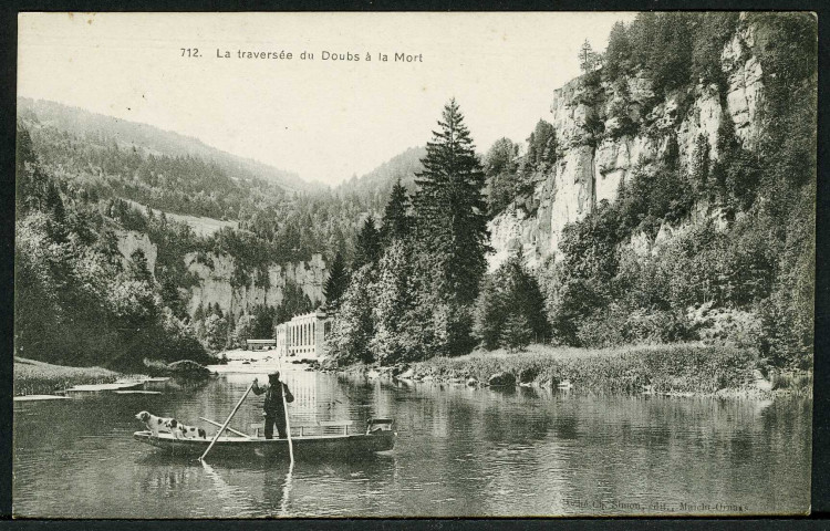 La traversée du Doubs à la Mort