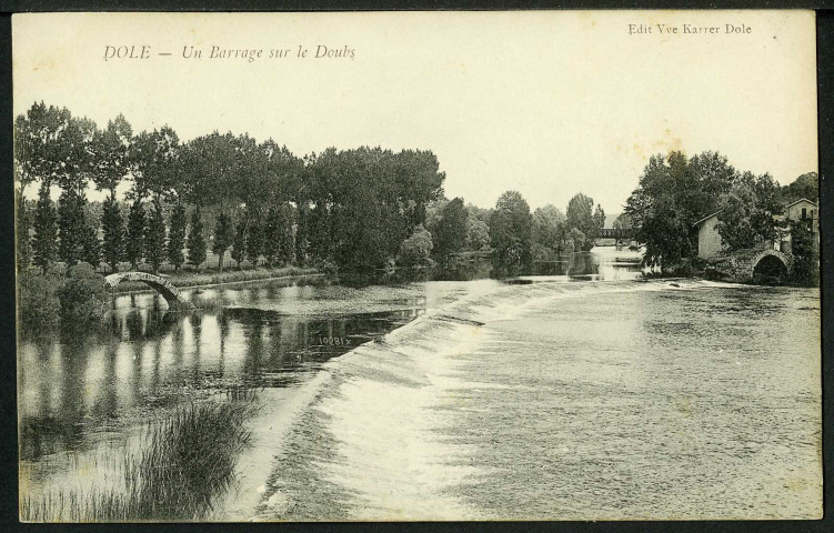 Un barrage sur le Doubs