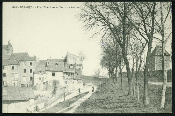 La tour de Battant et les fortifications