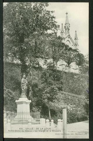 Vue de la chapelle et de la Vierge