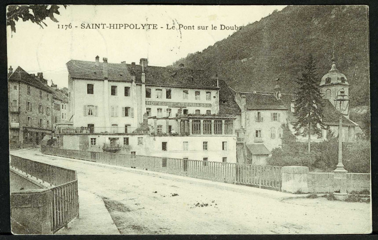 Le pont sur le Doubs