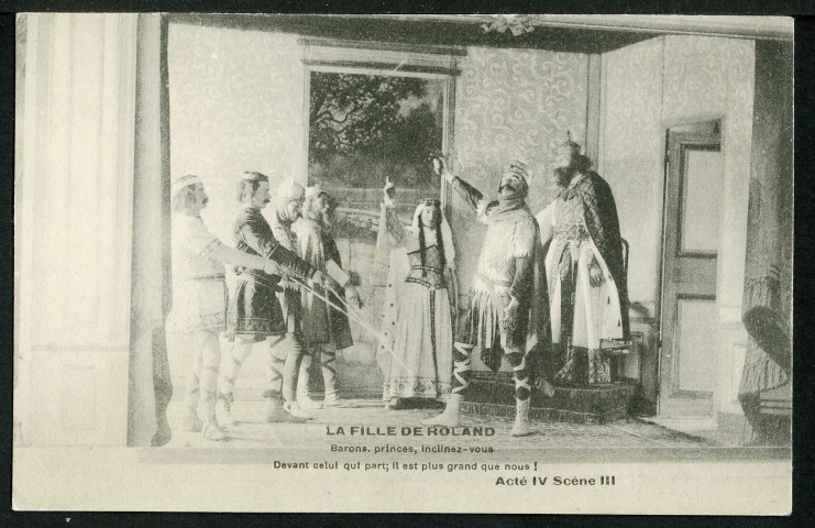 Scène, la fille de Roland