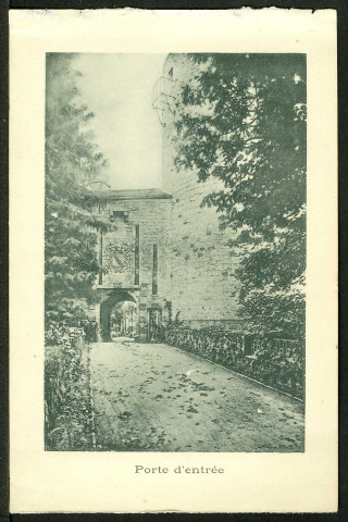 le château, porte d'entrée