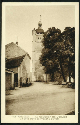 Le clocher de l'église