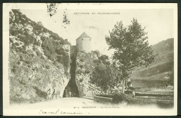 La porte Taillée, coté extérieur