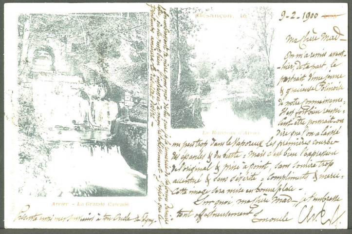 La grande cascade, le ruisseau