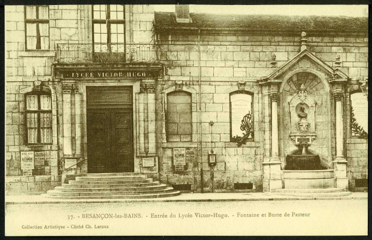 Lycée Victor Hugo, entrée du lycée