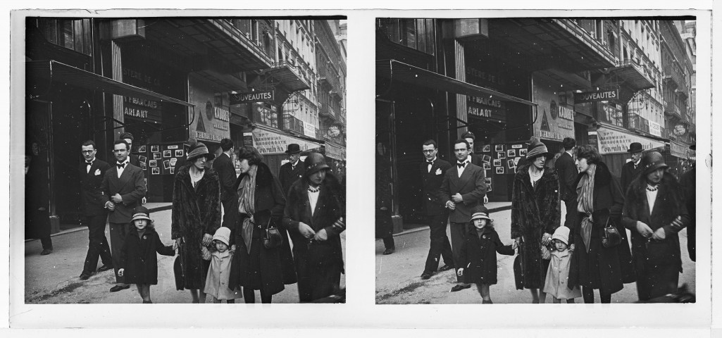 Promenade familiale sur les boulevards