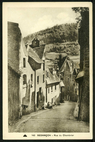 Vue de la rue du Chambrier