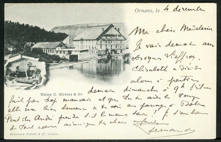 Vue des usines Olivier