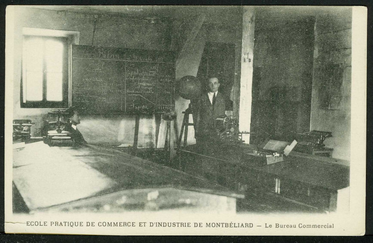Ecole pratique, le bureau commercial