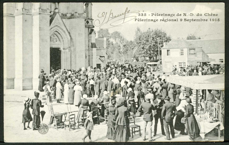 Pèlerinage régional le 9 septembre 1915