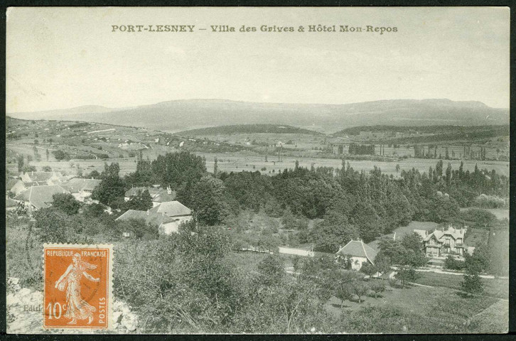 Villa des Grives et hôtel Mon-Repos