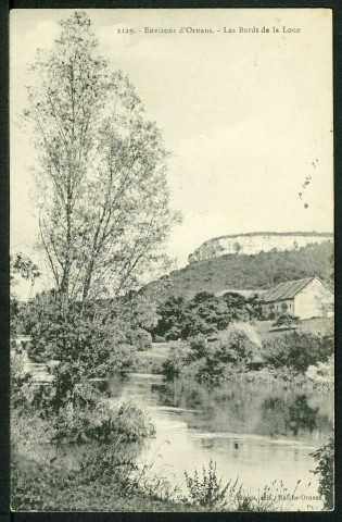 Environs d'Ornans. Les bords de la Loue