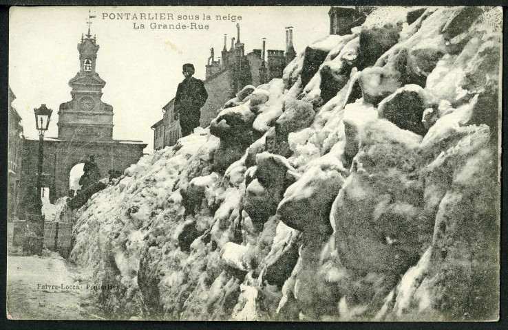 La Grande Rue sous la neige