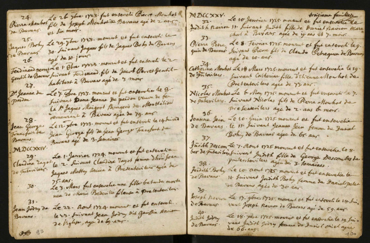 S 1718-1738 (protestants)
