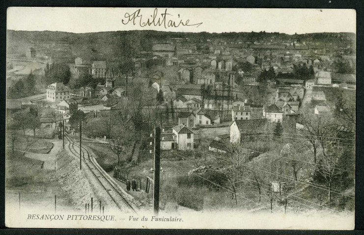 Vue prise de la station du funiculaire de Beauregard