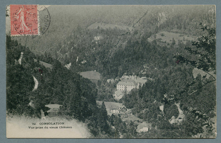 Vue prise du vieux château