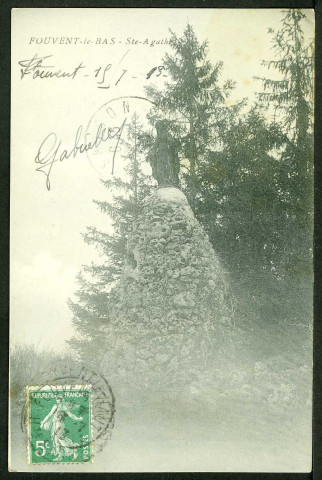 La roche Sainte-Agathe