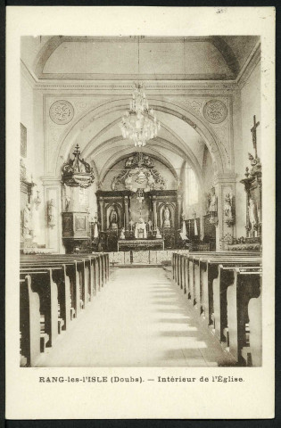 Intérieur de l'église