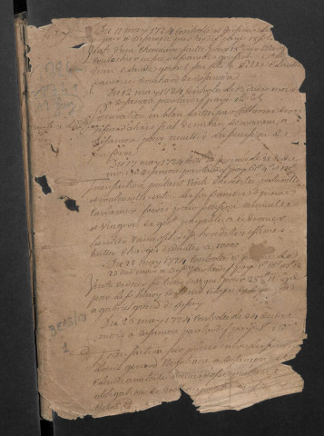 Minutes, testaments et répertoire