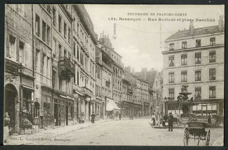 Vue de la rue Battant