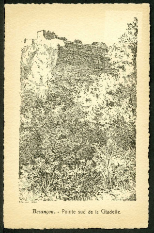 Pointe sud de la citadelle