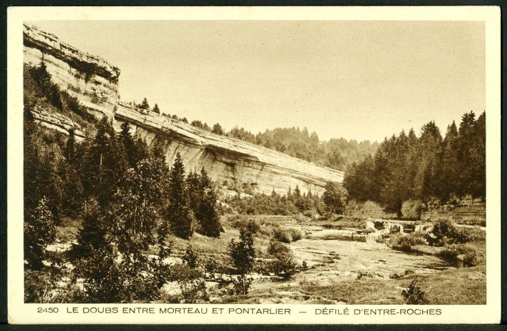 Le Doubs entre Morteau et Pontarlier