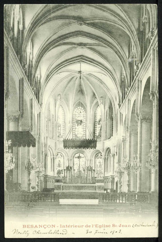 Intérieur de la cathédrale Saint-Jean
