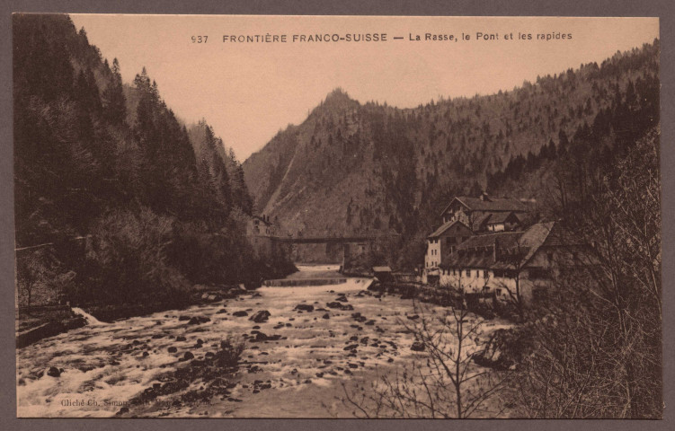 La Rasse, le pont et les rapides