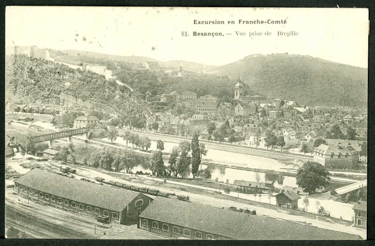Vue générale prise de Bregille