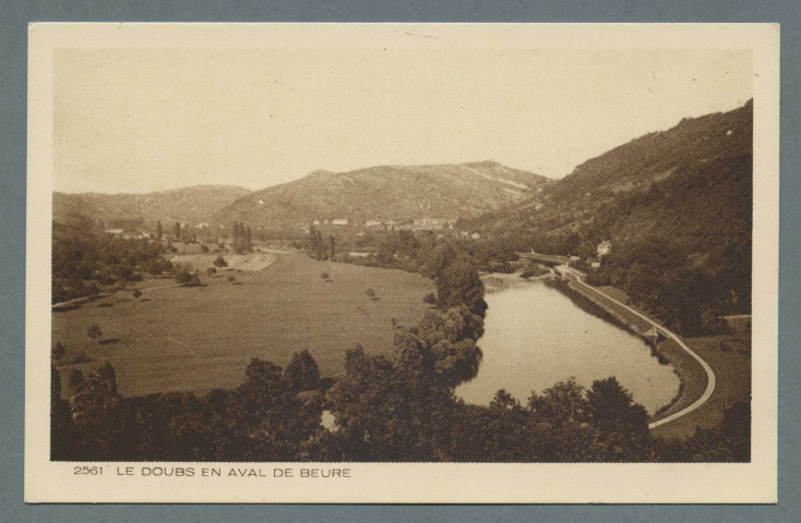 Le Doubs en aval de Beure