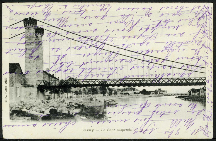 Le pont suspendu