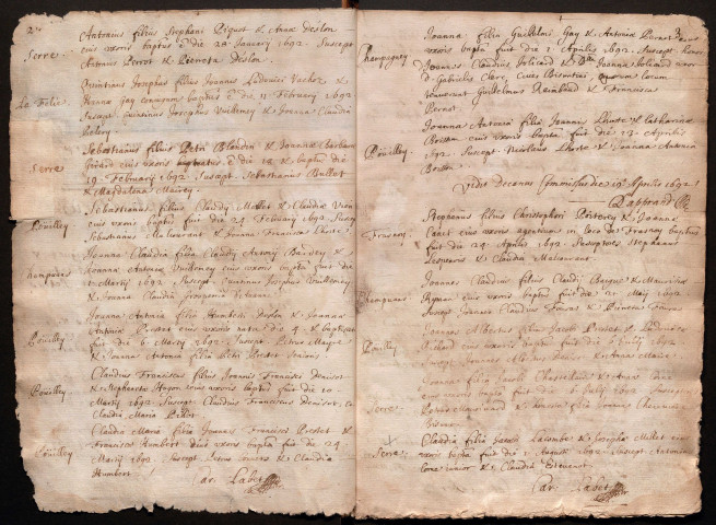 B 1692-1712