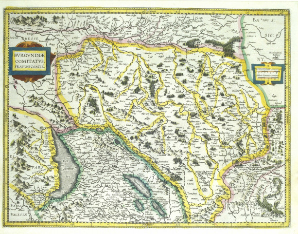 "Burgundiae comitatus, Franche-Comté"