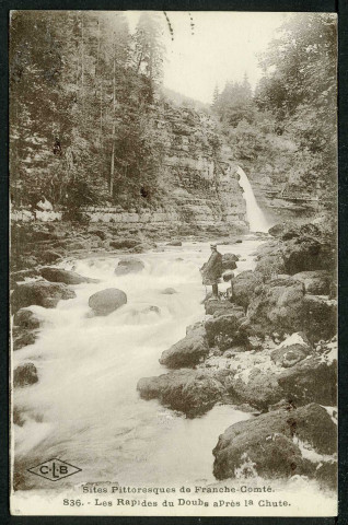Les rapides du Doubs après la chute