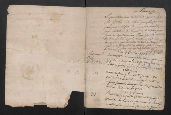 Étude notariale de Cuse