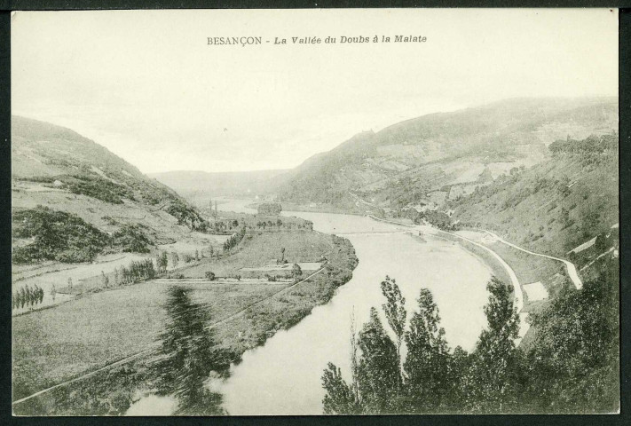 La vallée du Doubs à la Malate