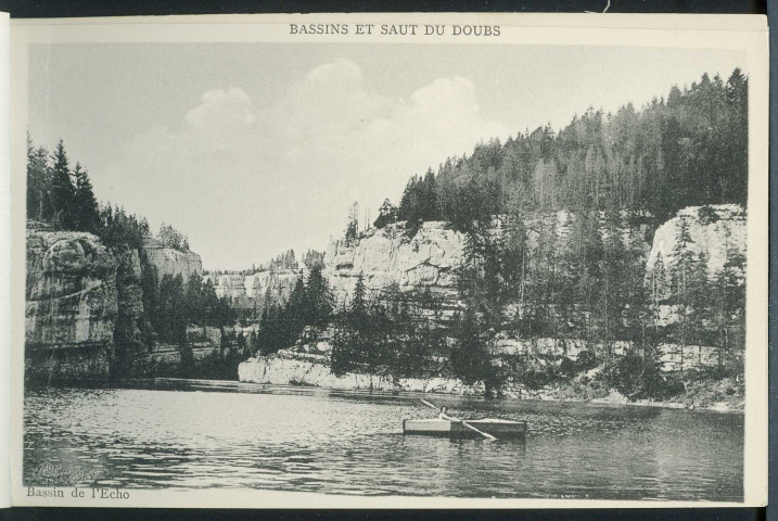Bassins et saut du Doubs. Bassin de l’Écho