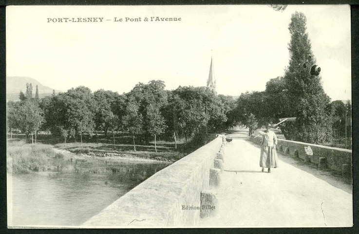 Le pont et l'avenue